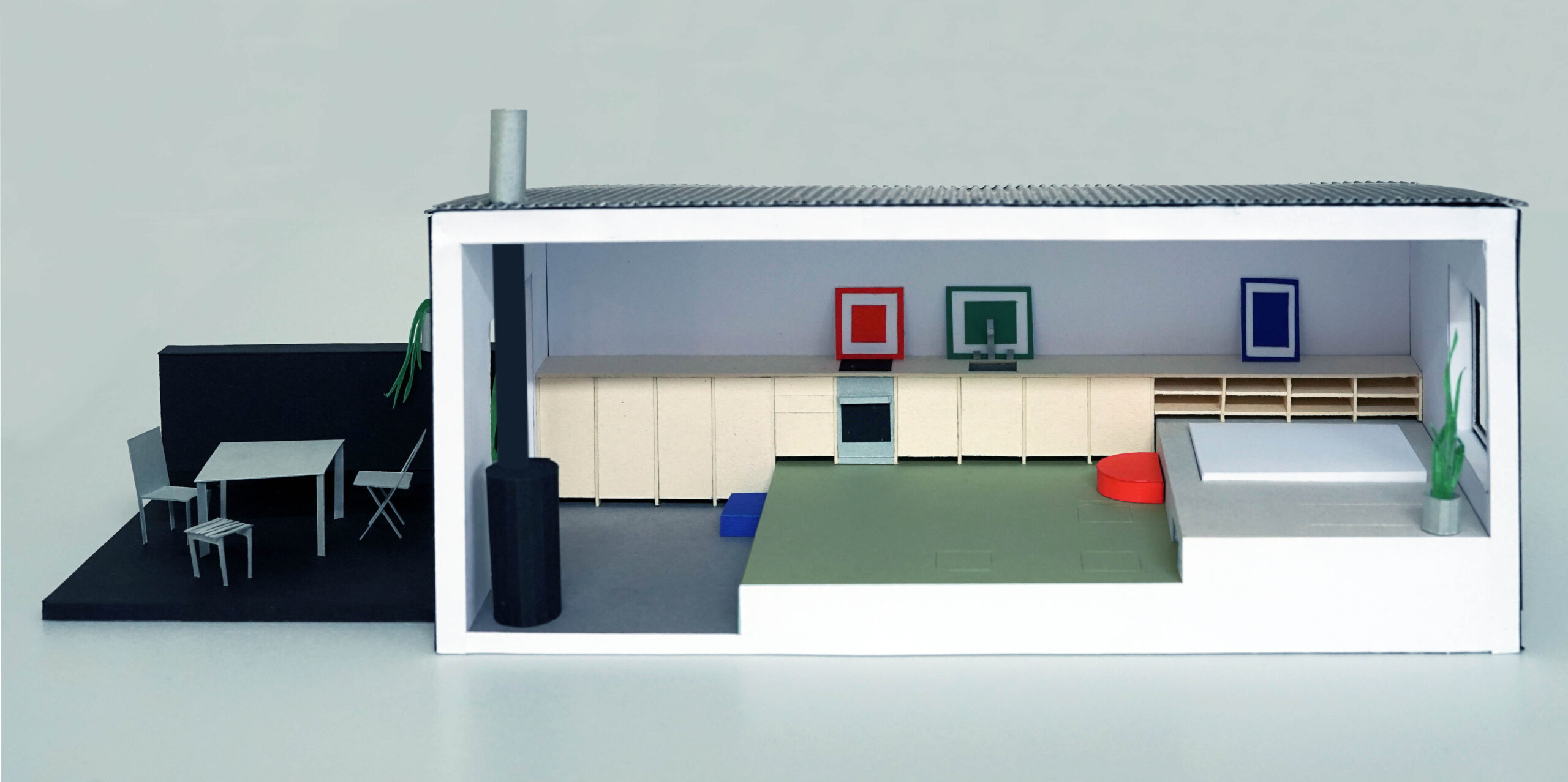 INTO STORIES AMÜ ferienhaus architektur modell